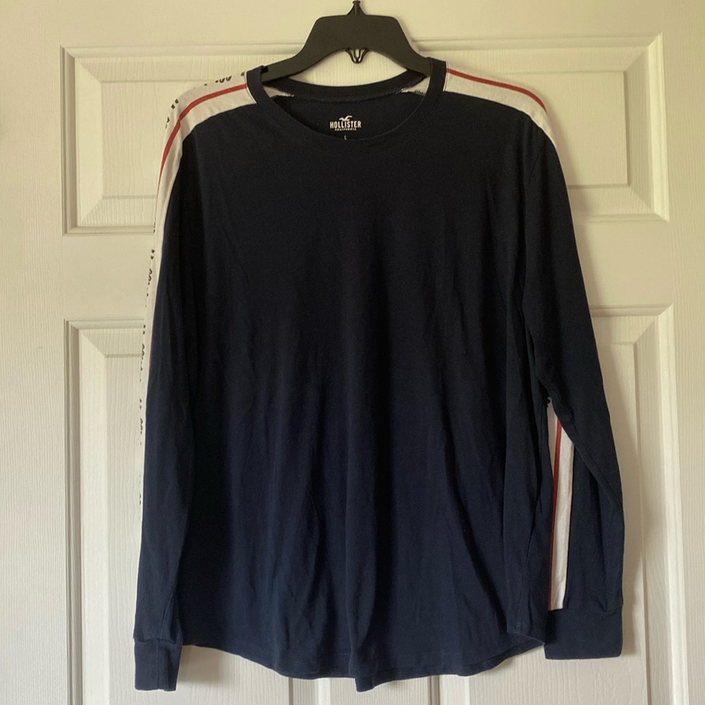 Hollister long sleeve shirt, size large